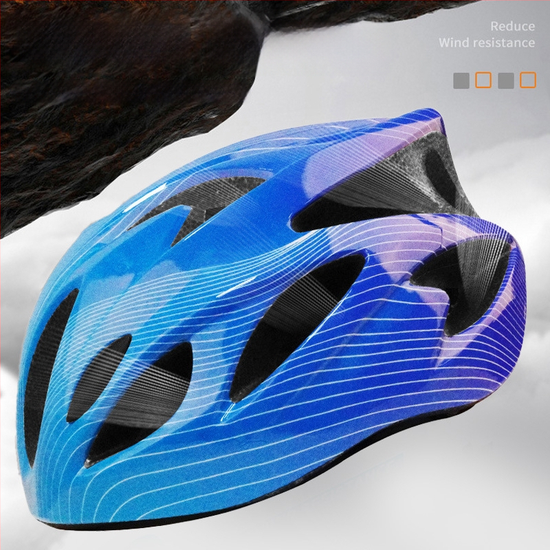 Bērnu velosipēdu ķivere, unisex, gradienta raksts, kods Ettk-7