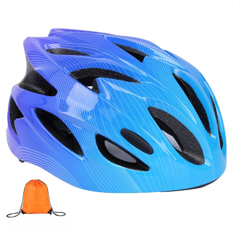 Bērnu velosipēdu ķivere, unisex, gradienta raksts, kods Ettk-7