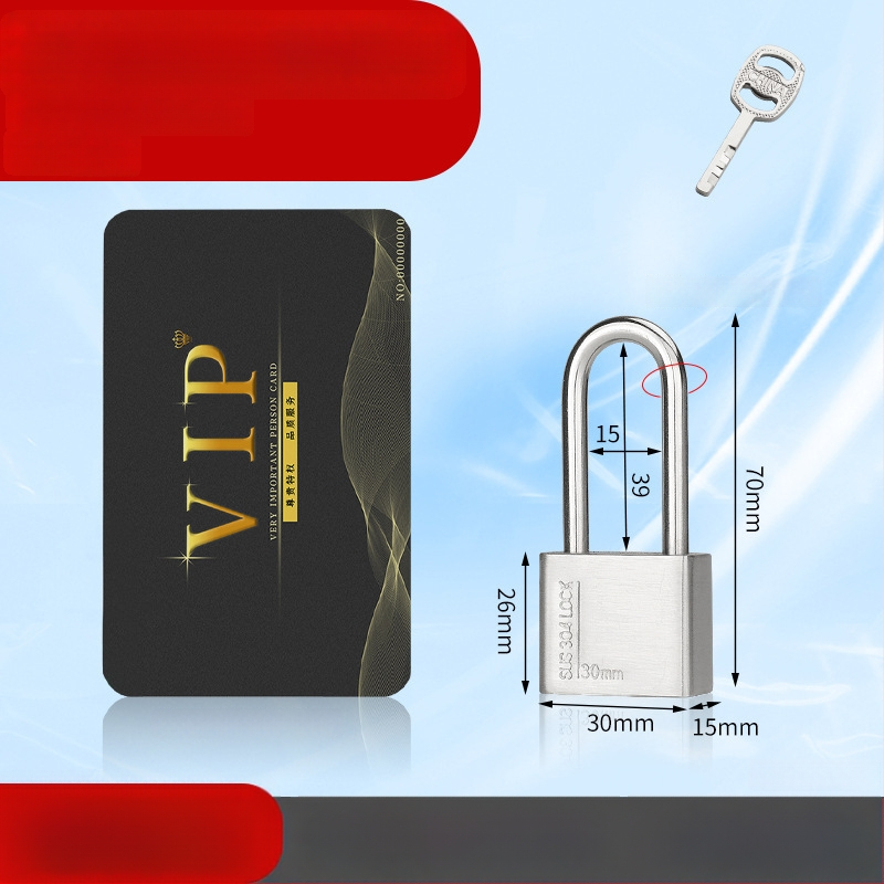 Huari 304 nerūdijanio plieno užraktas | Straight-Open Užraktas | Apsauga nuo vagių; Vandeniui atsparus; Korozijai atsparus; Visoms oro sąlygoms