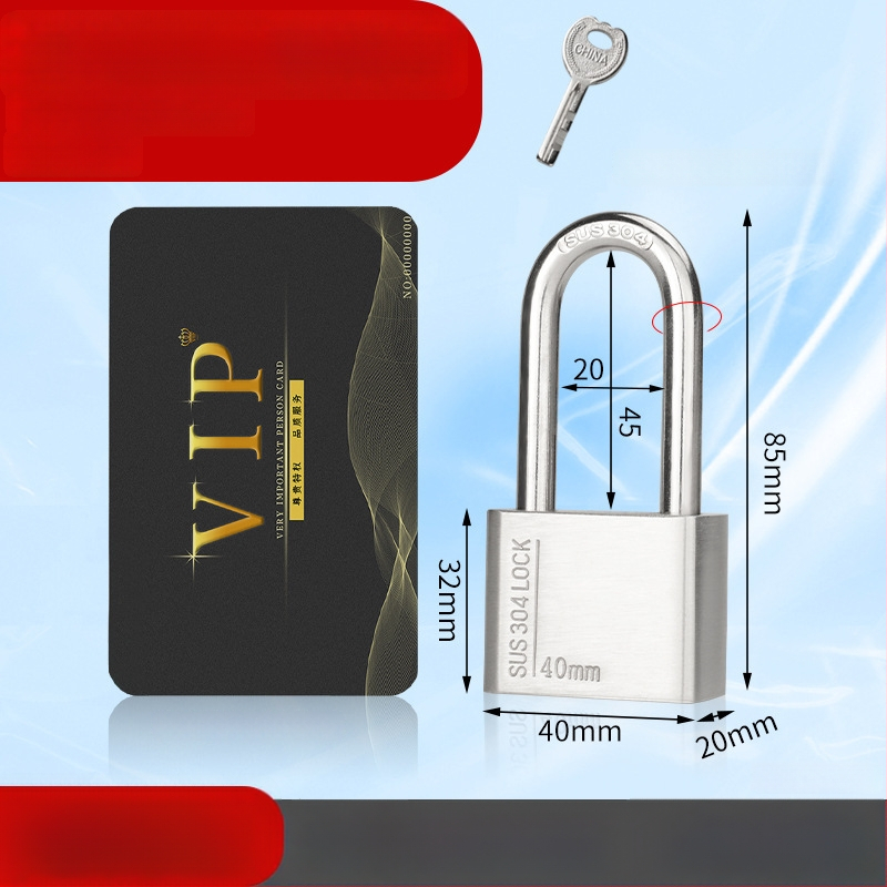 Huari 304 nerūdijanio plieno užraktas | Straight-Open Užraktas | Apsauga nuo vagių; Vandeniui atsparus; Korozijai atsparus; Visoms oro sąlygoms