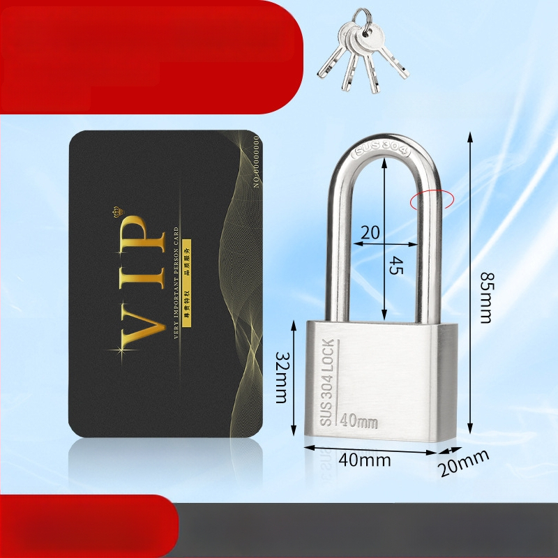 Huari 304 nerūdijanio plieno užraktas | Straight-Open Užraktas | Apsauga nuo vagių; Vandeniui atsparus; Korozijai atsparus; Visoms oro sąlygoms