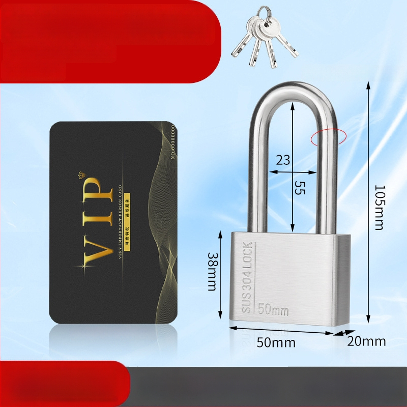 Huari 304 nerūdijanio plieno užraktas | Straight-Open Užraktas | Apsauga nuo vagių; Vandeniui atsparus; Korozijai atsparus; Visoms oro sąlygoms