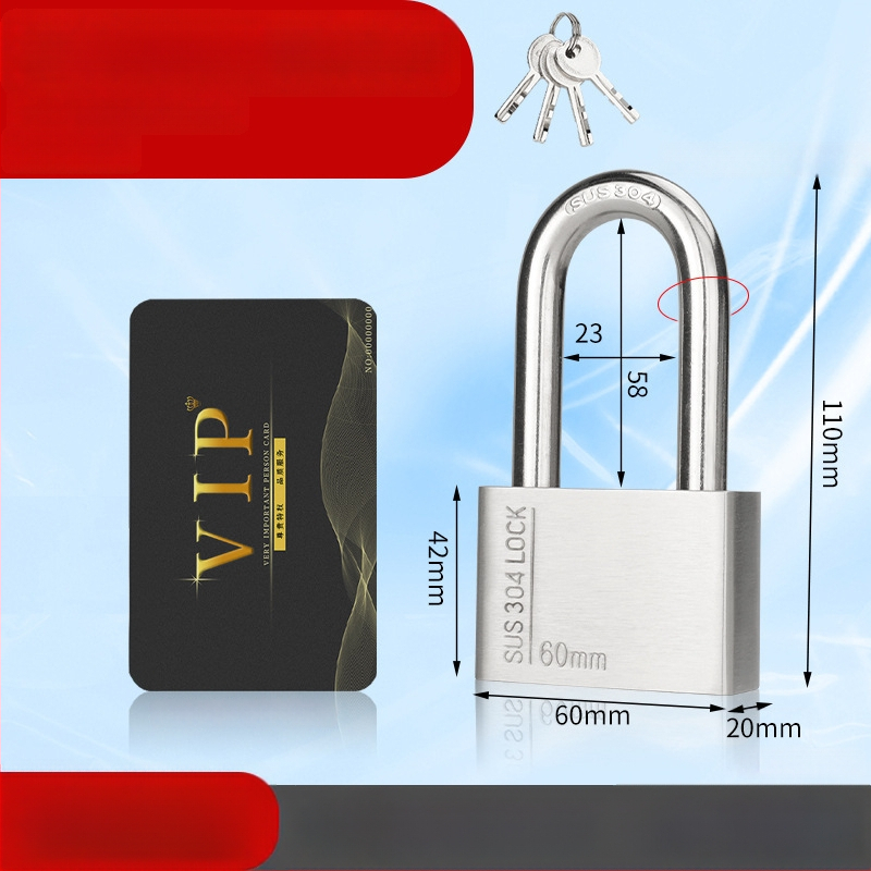 Huari 304 nerūdijanio plieno užraktas | Straight-Open Užraktas | Apsauga nuo vagių; Vandeniui atsparus; Korozijai atsparus; Visoms oro sąlygoms