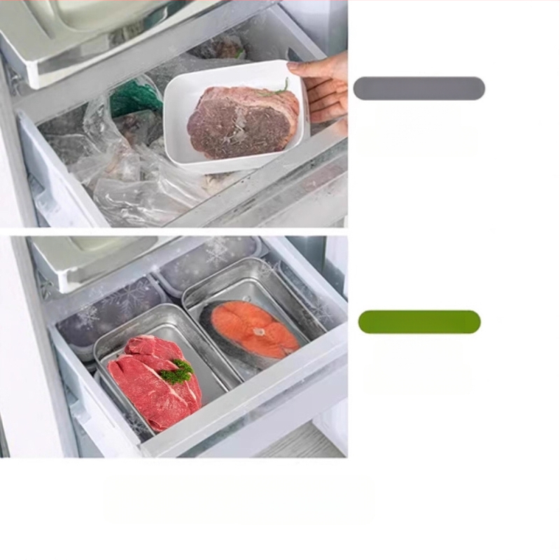 316 nerūdijančio plieno šviežumo dėžutė su dangteliu, maisto kokybei