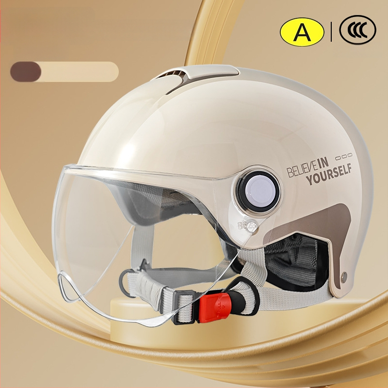 Emperor Wolf ABS pusės šalmas, GB811-2022A sertifikuotas, elektrinėms transporto priemonėms