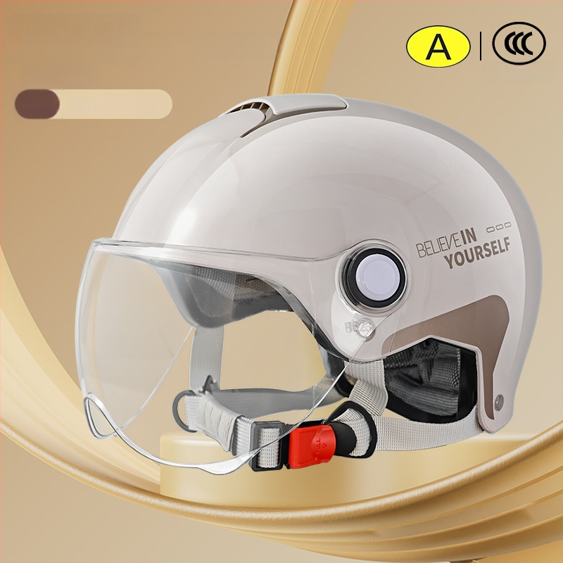 Emperor Wolf ABS pusės šalmas, GB811-2022A sertifikuotas, elektrinėms transporto priemonėms