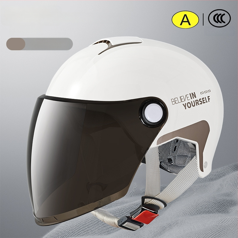 Emperor Wolf ABS pusės šalmas, GB811-2022A sertifikuotas, elektrinėms transporto priemonėms