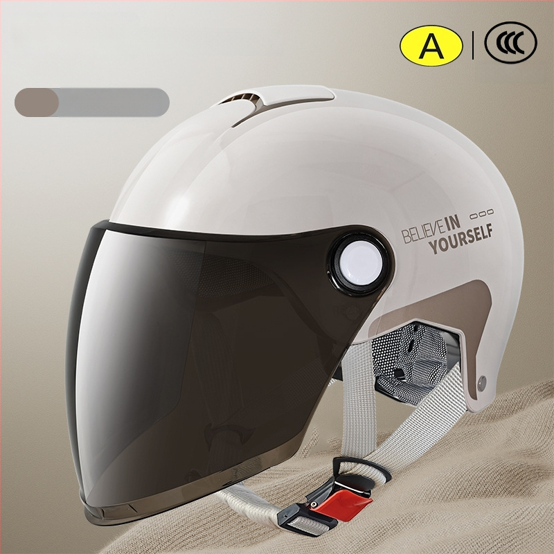 Emperor Wolf ABS pusės šalmas, GB811-2022A sertifikuotas, elektrinėms transporto priemonėms