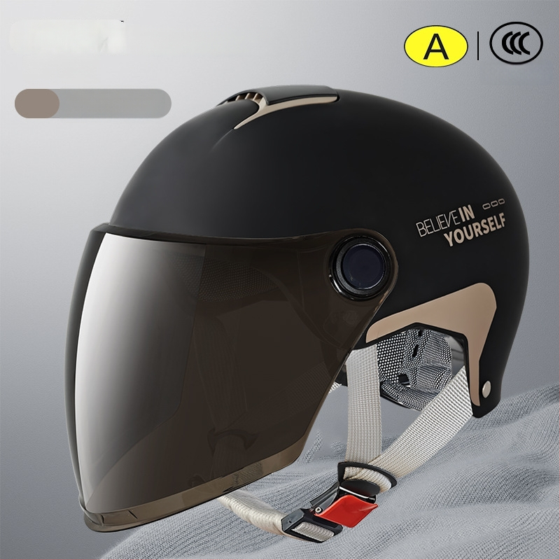 Emperor Wolf ABS pusės šalmas, GB811-2022A sertifikuotas, elektrinėms transporto priemonėms