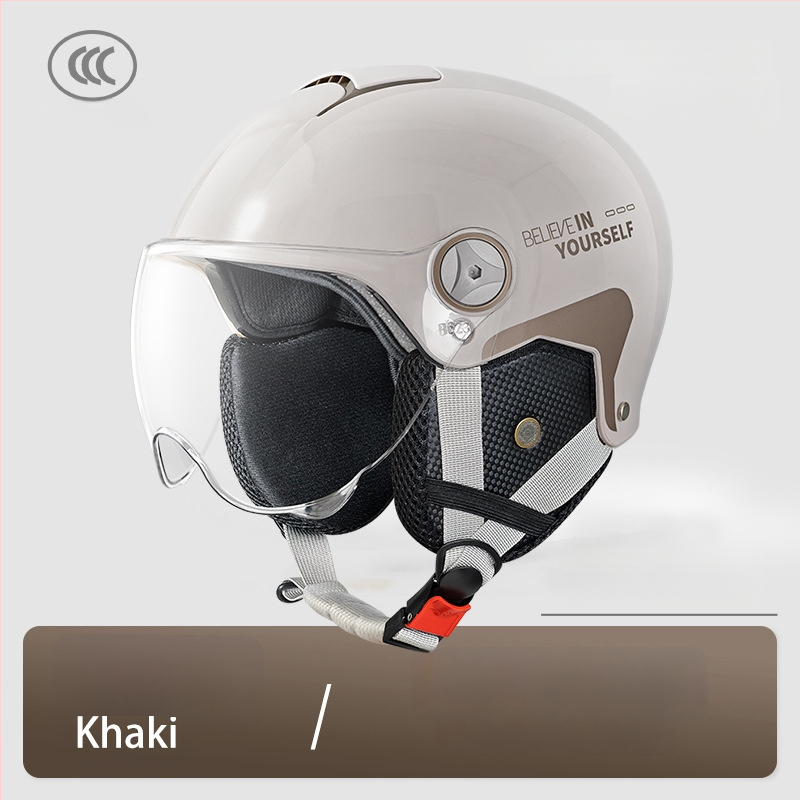 Emperor Wolf ABS pusės šalmas, GB811-2022A sertifikuotas, elektrinėms transporto priemonėms