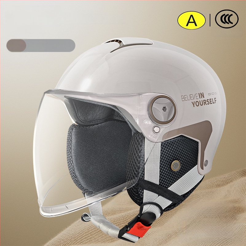 Emperor Wolf ABS pusės šalmas, GB811-2022A sertifikuotas, elektrinėms transporto priemonėms