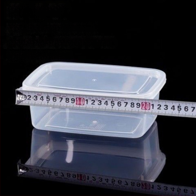 Stačiakampė polipropileninė virtuvės laikymo dėžė, didelė talpa, skaidri, maisto kokybės, šaldytuvui tinkama