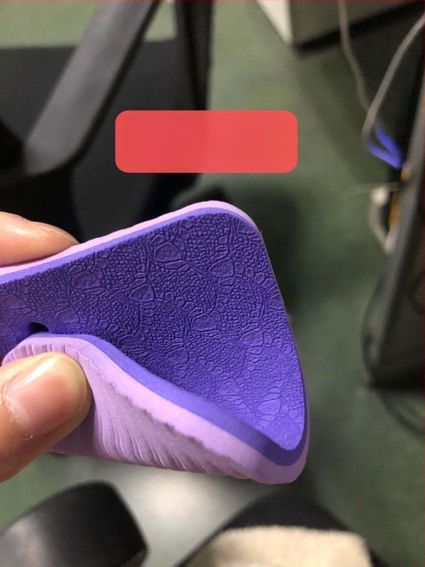 TPE jooga matt triibulise mustriga, 6 mm paksus, kohandatav