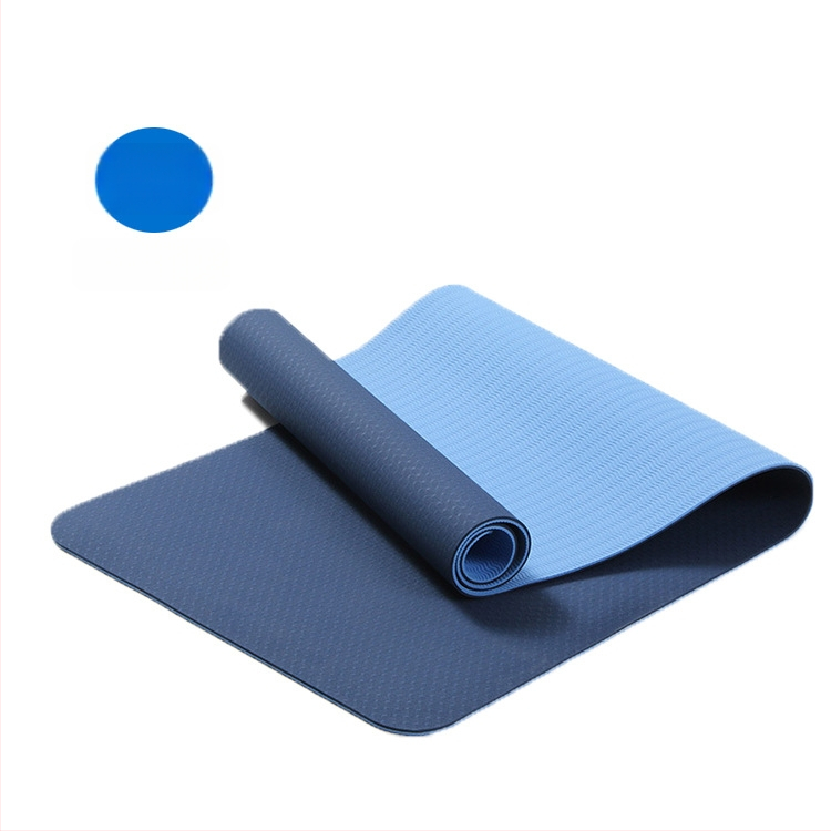 TPE jooga matt triibulise mustriga, 6 mm paksus, kohandatav