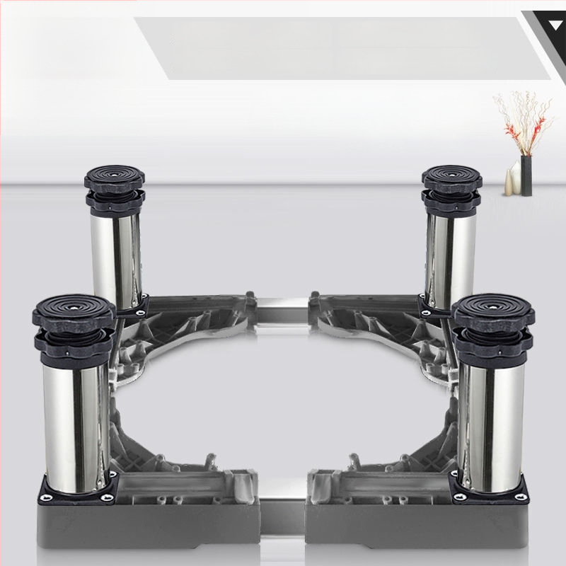 Universali skalbyklo mašinos pagrindas su reguliuojamu aukščiu ir lauko kondicionieriaus laikiklio komplektu (Nerūdijančio plieno, Judama, SKU 12345678)