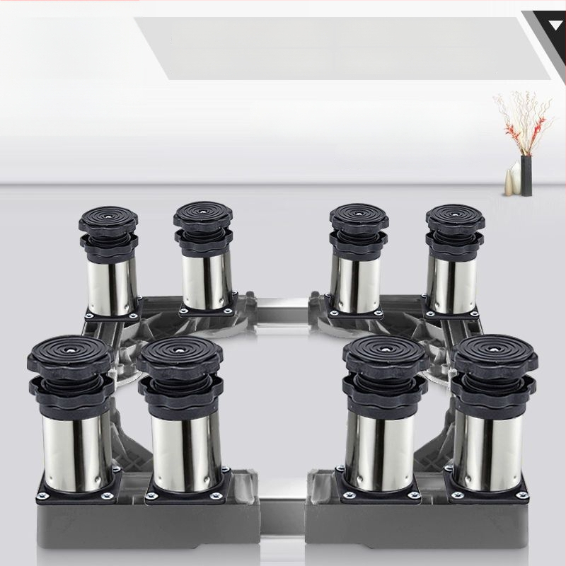 Universali skalbyklo mašinos pagrindas su reguliuojamu aukščiu ir lauko kondicionieriaus laikiklio komplektu (Nerūdijančio plieno, Judama, SKU 12345678)