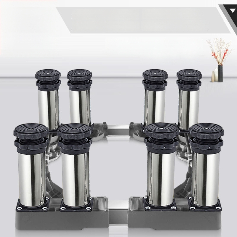 Universali skalbyklo mašinos pagrindas su reguliuojamu aukščiu ir lauko kondicionieriaus laikiklio komplektu (Nerūdijančio plieno, Judama, SKU 12345678)