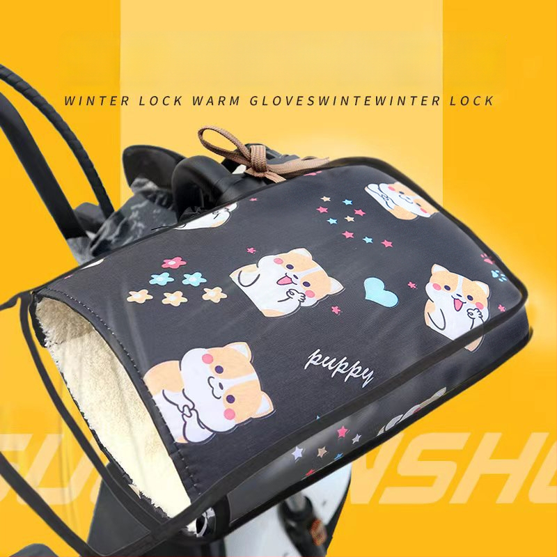 Talvised veekindlad kinnas elektrilistele sõidukitele – fleece voodriga, tuulekindlad, unisex, sobivad jalgratastele/motorratastele