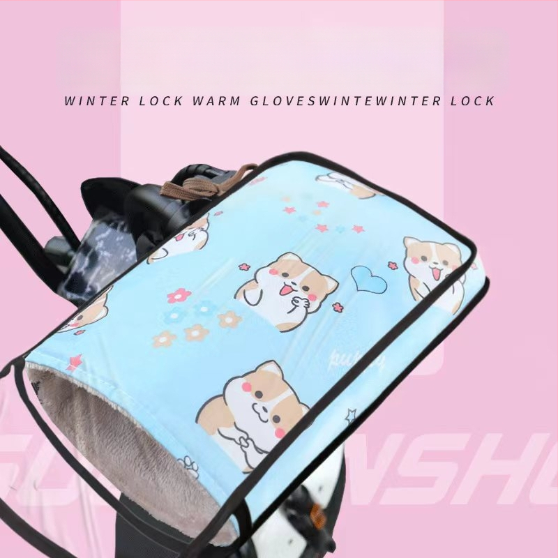 Talvised veekindlad kinnas elektrilistele sõidukitele – fleece voodriga, tuulekindlad, unisex, sobivad jalgratastele/motorratastele