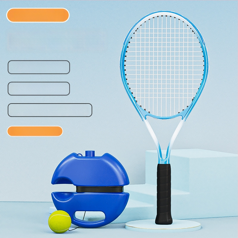 Teniso treniravimo raketė – aliuminio lydinio rėmas; svoris 95–100 g; rankenos storis G1; raketės tipas: tiesus smūgis; siūlų medžiaga: nailonas