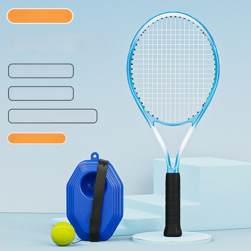 Teniso treniravimo raketė – aliuminio lydinio rėmas; svoris 95–100 g; rankenos storis G1; raketės tipas: tiesus smūgis; siūlų medžiaga: nailonas