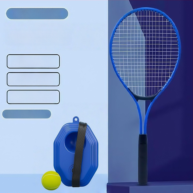 Teniso treniravimo raketė – aliuminio lydinio rėmas; svoris 95–100 g; rankenos storis G1; raketės tipas: tiesus smūgis; siūlų medžiaga: nailonas