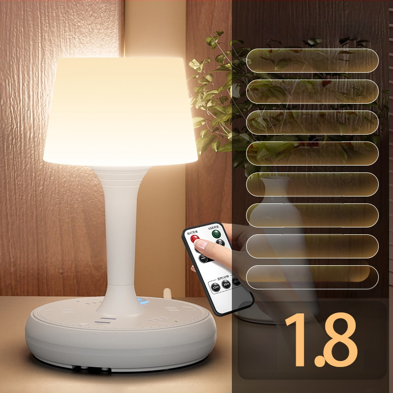 Balso valdymo išmanioji LED stalinė lempa su kištuku ir USB įkrovimu, 10A/250V, CCC sertifikatas, namų/bendrabučio/komercinei naudojimui