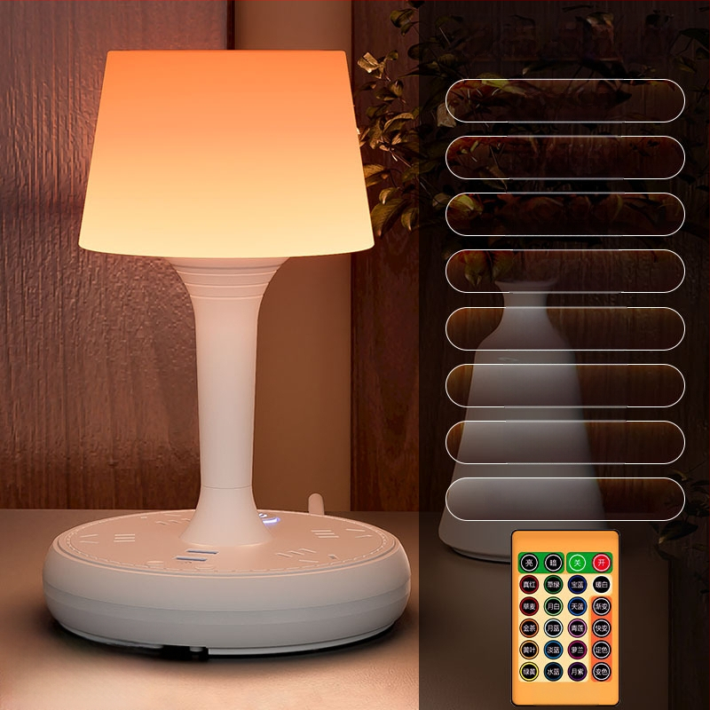 Balso valdymo išmanioji LED stalinė lempa su kištuku ir USB įkrovimu, 10A/250V, CCC sertifikatas, namų/bendrabučio/komercinei naudojimui