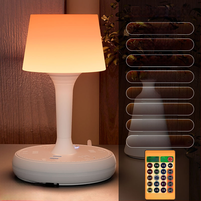 Balso valdymo išmanioji LED stalinė lempa su kištuku ir USB įkrovimu, 10A/250V, CCC sertifikatas, namų/bendrabučio/komercinei naudojimui