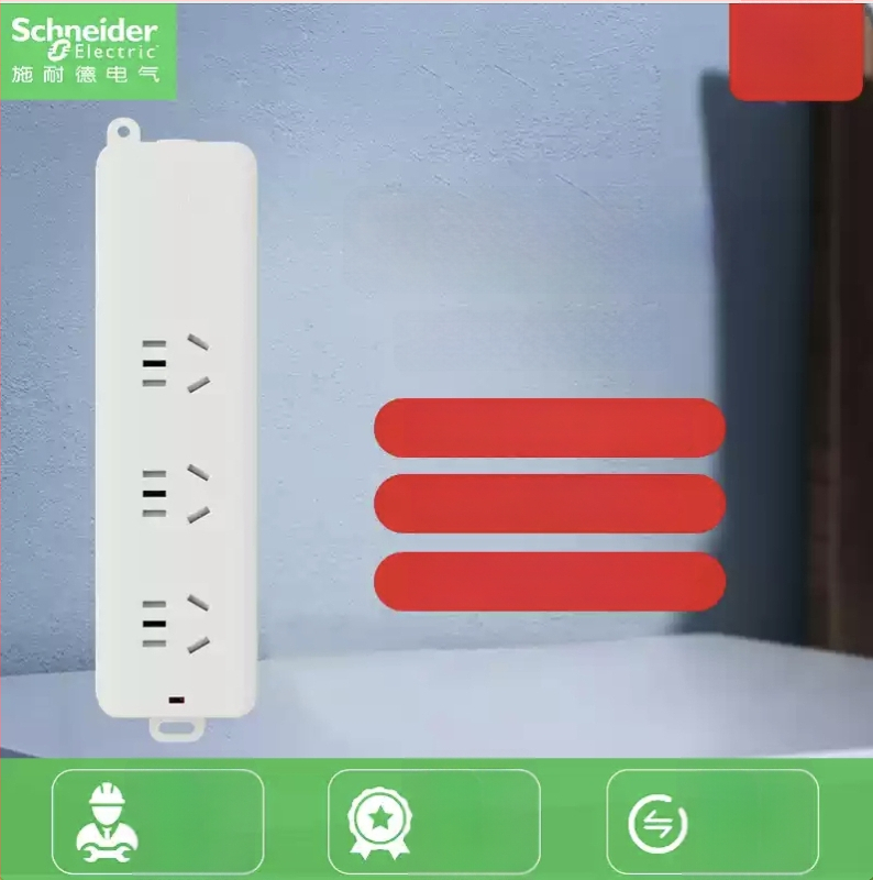 Schneider Electric USB maitinimo juosta, 10A, 220V, 2000W, tipas 86, naujas nacionalinis standartas