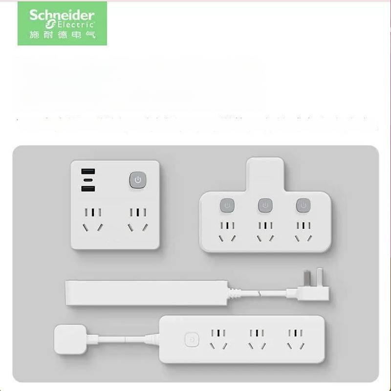Schneider Electric USB maitinimo juosta, 10A, 220V, 2000W, tipas 86, naujas nacionalinis standartas