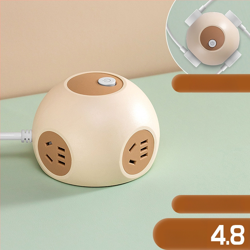 Grain Cow USB sferinė lizdų plokštė biurui — CCC sertifikuota, stalinis montavimas