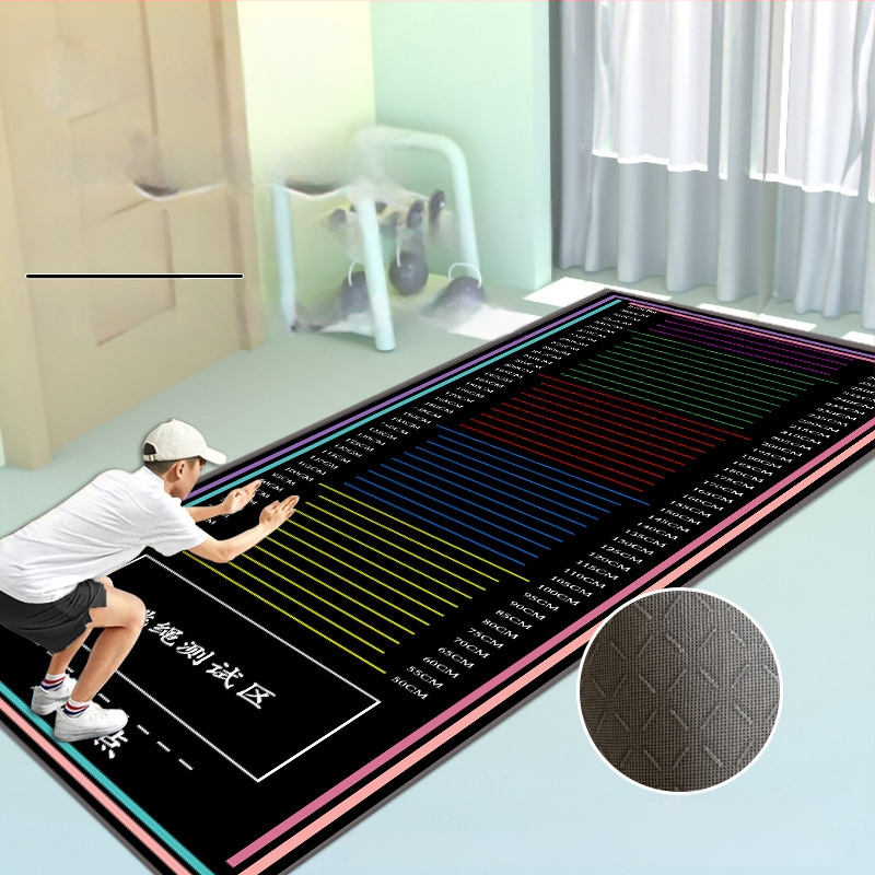 Stovintis šuolių kilimėlis fizinio pasirengimo testui – Yongxin, mikropluoštas, sporto kilimėlis, tinkamas bėgimui, fitnesui ir šokiui