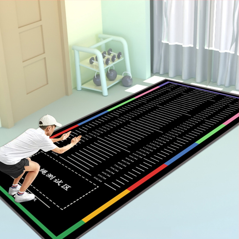 Stovintis šuolių kilimėlis fizinio pasirengimo testui – Yongxin, mikropluoštas, sporto kilimėlis, tinkamas bėgimui, fitnesui ir šokiui