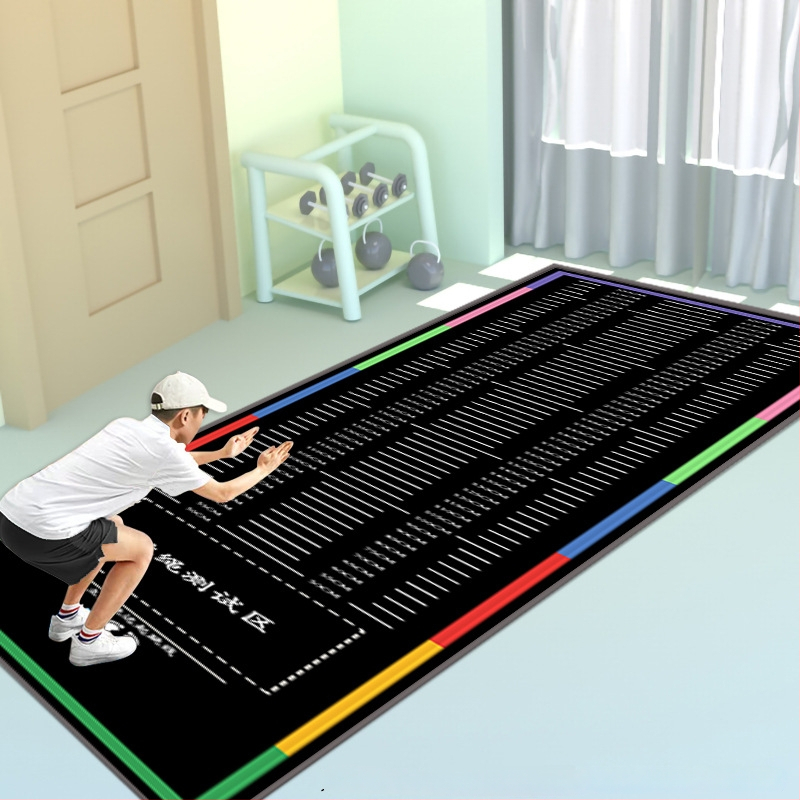 Stovintis šuolių kilimėlis fizinio pasirengimo testui – Yongxin, mikropluoštas, sporto kilimėlis, tinkamas bėgimui, fitnesui ir šokiui