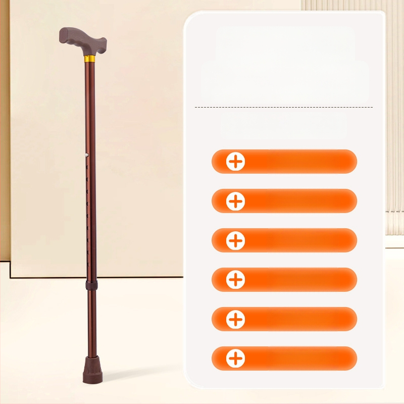 Trekingová palica z hliníkovej zliatiny, varianty: jednonožná, trojnožná a štvornožná