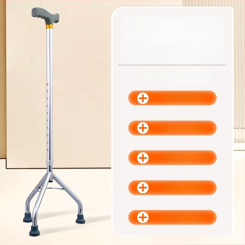 Trekingová palica z hliníkovej zliatiny, varianty: jednonožná, trojnožná a štvornožná