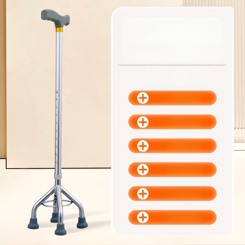 Trekingová palica z hliníkovej zliatiny, varianty: jednonožná, trojnožná a štvornožná