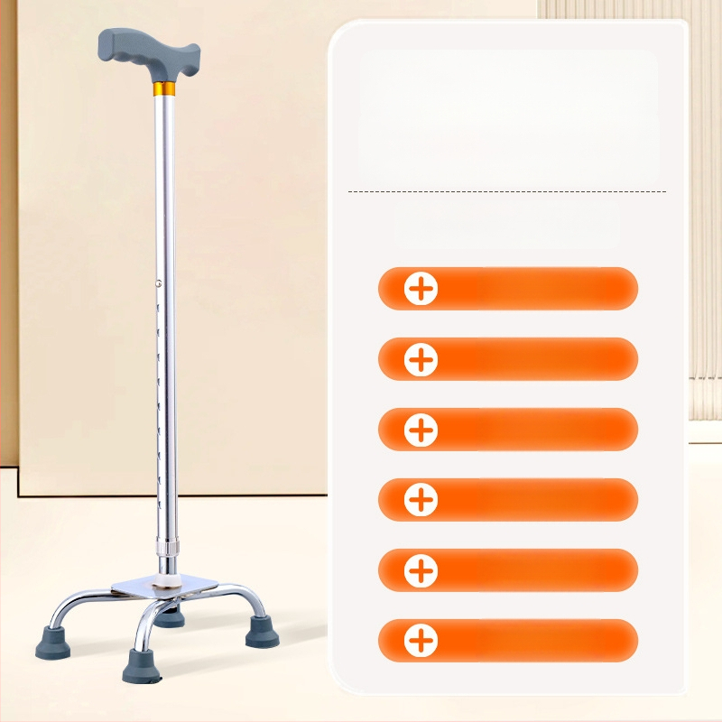 Trekingová palica z hliníkovej zliatiny, varianty: jednonožná, trojnožná a štvornožná