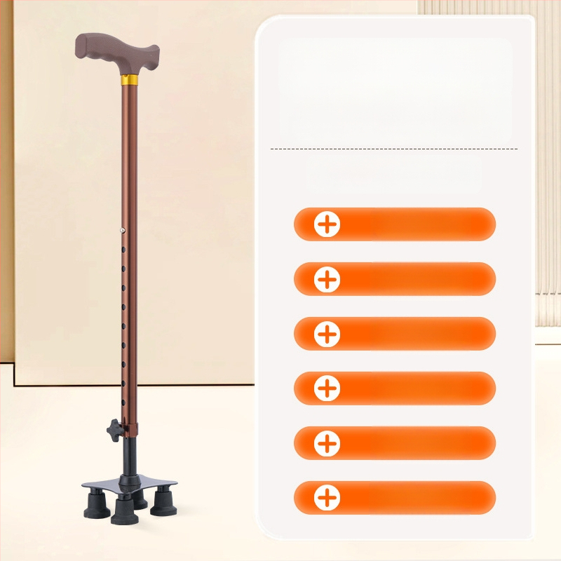 Trekingová palica z hliníkovej zliatiny, varianty: jednonožná, trojnožná a štvornožná