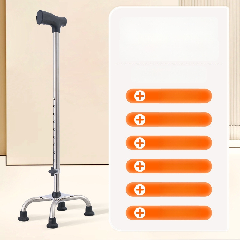 Trekingová palica z hliníkovej zliatiny, varianty: jednonožná, trojnožná a štvornožná