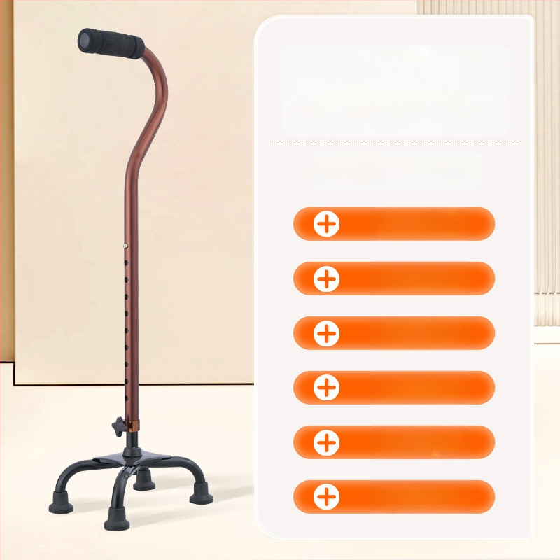 Trekingová palica z hliníkovej zliatiny, varianty: jednonožná, trojnožná a štvornožná