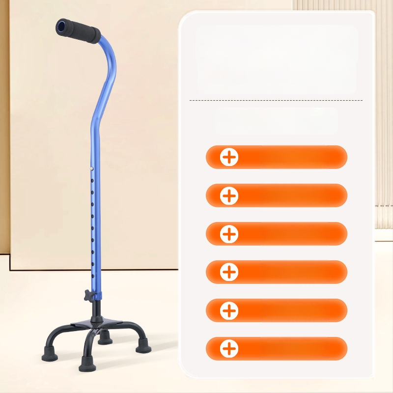 Trekingová palica z hliníkovej zliatiny, varianty: jednonožná, trojnožná a štvornožná