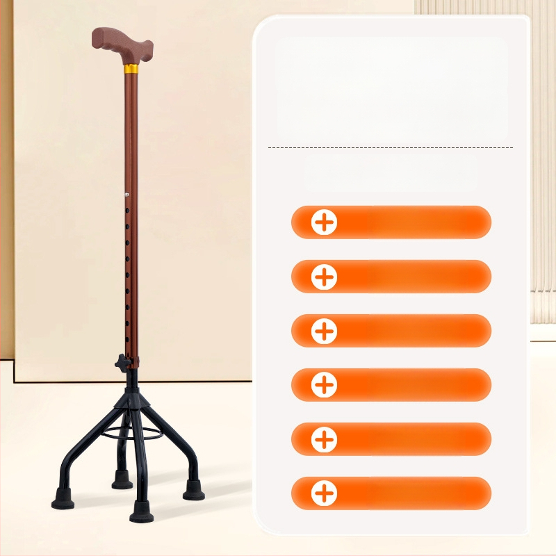 Trekingová palica z hliníkovej zliatiny, varianty: jednonožná, trojnožná a štvornožná