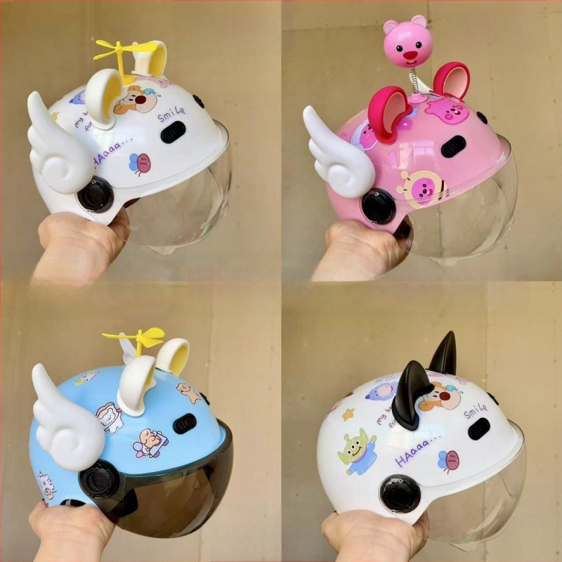 Vaikų pusės šalmas elektriniams transporto priemonėms, keturių sezonų naudojimui, PP medžiaga, GB811-2022B sertifikatas, off-road