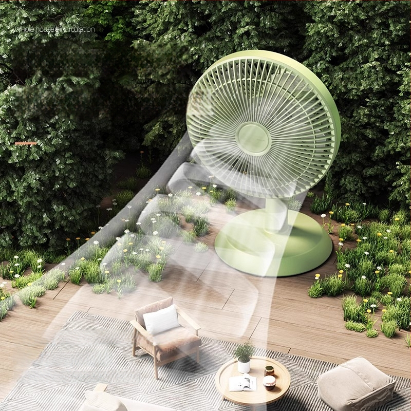 Mini klipsi/galda ventilators ar sienas stiprinājumu, 5 lāpstiņas, AC motors, 2 ātrumi, tīkla barošana