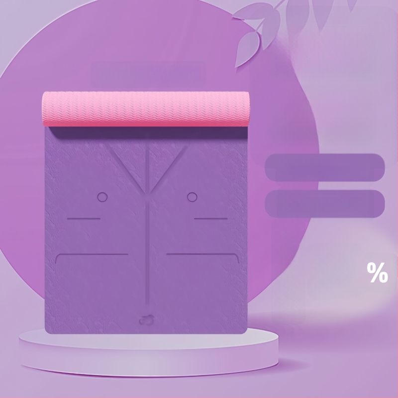 TPE joogamat, 6 mm paksus, 650 g kaal