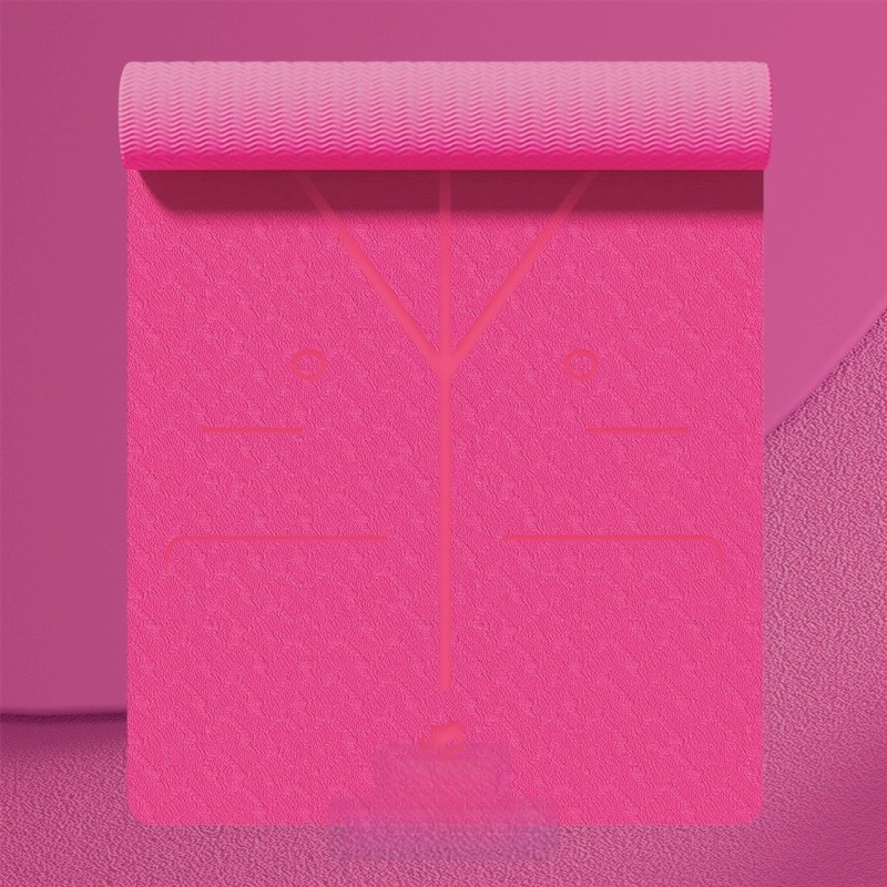 TPE joogamat, 6 mm paksus, 650 g kaal