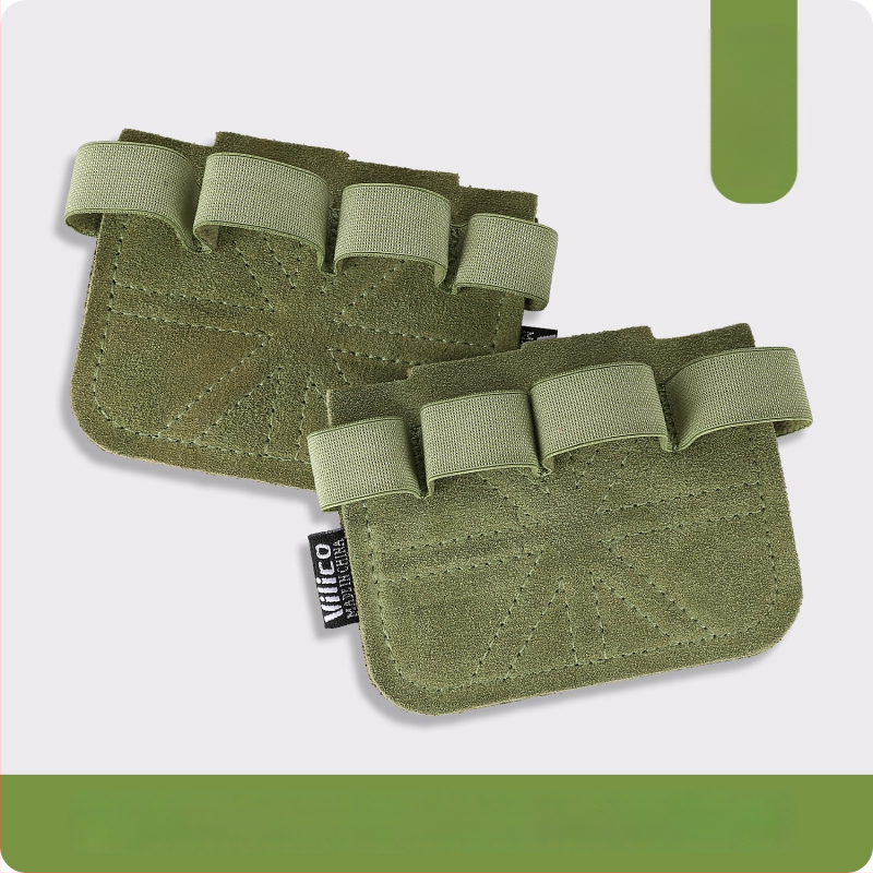 Protecție pentru palmă la ridicarea greutăților – piele de vită, anti-derapant, cu patru degete