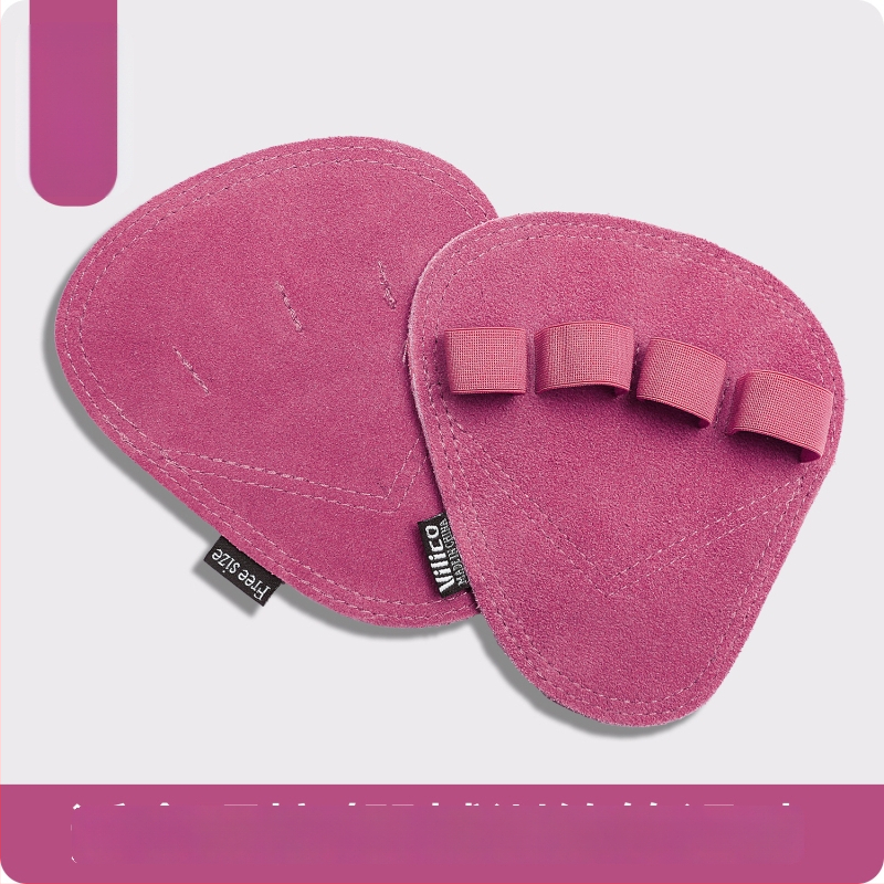 Protecție pentru palmă la ridicarea greutăților – piele de vită, anti-derapant, cu patru degete